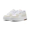 Sneaker PUMA "KARMEN II IDOL BOLD ELEGANCE", Gr. 37, puma weiß, puma weiß, alpine snow, Leder, sportlich, Schuhe