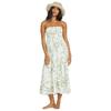 Sommerkleid BILLABONG "Tropical Haze", Damen, Gr. XS, US-Größen, weiß (salt crystal), 60% Baumwolle 40% Viskose, Langarm, Kleider