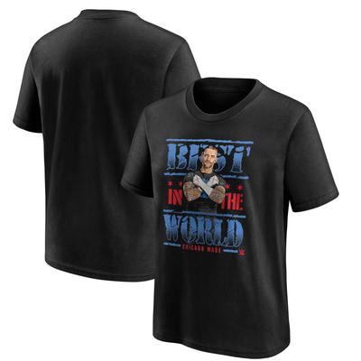 WWE CM Punk Best In The World T-Shirt - Schwarz - Jugendliche Image