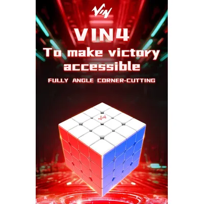 [ECube] Vin Cube 4M 4x4x4 Magnetic UV Vin 4 MagicCube MGC Designer Newest Magic Speed cube Vin Cube 4x4x4 Magic Cubes