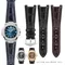 For Patek Philippe Nautilus Mens Watch Strap 5711 5712G Series Cowhide Watch Strap bracelet Concave