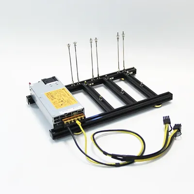 Graphics Card Holder Supports ATX Server Power Supply DIY 2/4 GPU Bracket with External Multi VGA