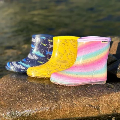 Babies Can Wear Rain Boots, Waterproof and Non-Slip, Soft and Comfortable Soles, Easy to Clean,
