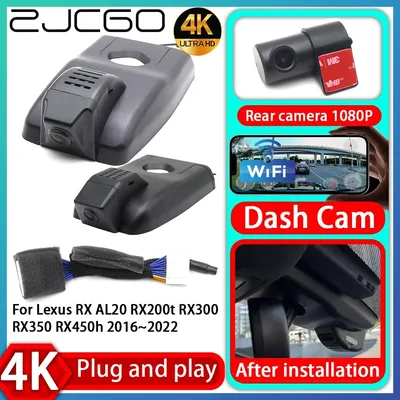 ZJCGO UHD 4K 2160P Plug and Play DVR Dash Cam Video Recorder For Lexus RX AL20 RX200t RX300 RX350