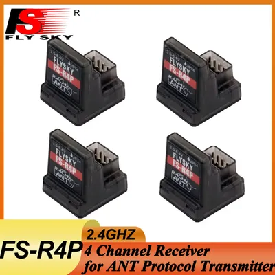 1/2/4PCS FLYSKY FS-R4P 4CH 4 Channel 2.4G Receiver 3.5-8.4V Built-in Single Antenna for RC Car ANT