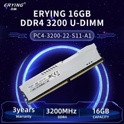 ERYING DDR4 16GB Desktop RAM Memory 16 GB 3200Mhz XMP U-DIMM Gaming Memory Customized For Kit i9