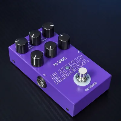 M-VAVE Electric Guitar Effect Pedal Elemental Pedal Digital Delay Effect Support for TAP and HOLD
