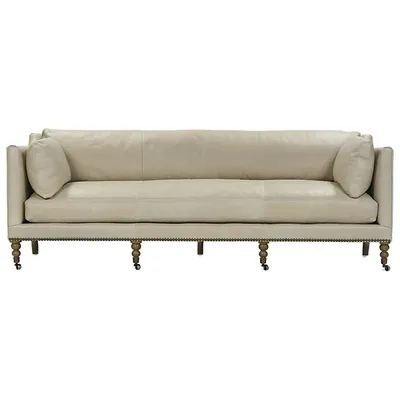 Rowe Furniture Madeline Leather Sofa