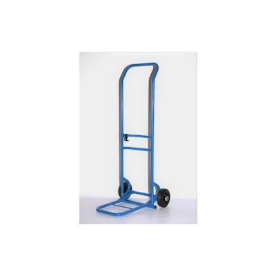 Sackkarre 125 kg 108x44x51 cm, blau, klappbare Schaufel (Transportkarre Stapelkarre Handkarre, Umzugskarre, leichte Sackkarre aus Stahl klappbar) Image