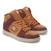 Sneaker DC SHOES "Manteca 4 Hi Wr", Gr. 10(43), braun, braun, weiß, 51.34% Leder, 24% Synthetikmaterial, 24.66% Polyester, Schuhe