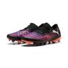 Fußballschuh PUMA "FUTURE 8 MATCH FG/AG Low Fußballschuhe Erwachsene", Gr. 48, schwarz, weiß glowing rot, Obermaterial: Synthetik, Textil; Futter: Synthetik, Textil; Innensohle: Textil; Laufsohle: Synthetik, Schuhe