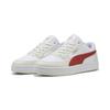 Sneaker PUMA "Caven 2.0 Sneakers Erwachsene", Gr. 45, weiß rot fire vapor gray, Obermaterial: Synthetik, Textil; Futter: Textil; Innensohle: Textil; Laufsohle: Gummi, Schuhe