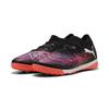 Fußballschuh PUMA "FUTURE 8 MATCH TT Fußballschuhe Erwachsene", Gr. 45, schwarz, weiß glowing rot, Obermaterial: Textil, Synthetik; Futter: Textil, Synthetik; Innensohle: Textil; Laufsohle: Gummi, Schuhe