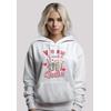 Kapuzenpullover F4NT4STIC "Anti Valentinstag V is for Vodka", Damen, Gr. L, weiß, Obermaterial: 65% Baumwolle, 35% Polyester, casual, relaxed fit, Langarm, Pullover, Premium Qualität