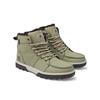 Winterboots DC SHOES "Woodland", Gr. 10(43), grün (army, olive), Obermaterial: Leder (Kuh) / Futter: Textil / Außensohle: Gummi, Schuhe