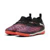 Fußballschuh PUMA "FUTURE 8 MATCH TT Mid Fußballschuhe Jugendliche", Kinder, Gr. 37, schwarz, weiß glowing rot, Obermaterial: Synthetik, Textil; Futter: Synthetik, Textil; Innensohle: Textil; Laufsohle: Gummi, Schuhe