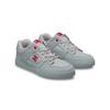 Sneaker DC SHOES "Pure Elastic", Kinder, Gr. 3,5(34,5), grau, dunkelrot, 55.4% Leder, 44.6% Synthetikmaterial, Schuhe
