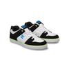 Sneaker DC SHOES "Pure Elastic", Kinder, Gr. 11(28), weiß, grün, schwarz, 55.4% Leder, 44.6% Synthetikmaterial, Schuhe