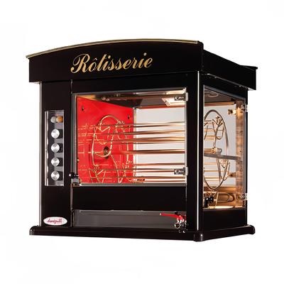 Doregrill DECO RB 30 - RED DECO Series Electric 6 Spit Rotisserie w/ 30 Bird Capacity, 220v, Black