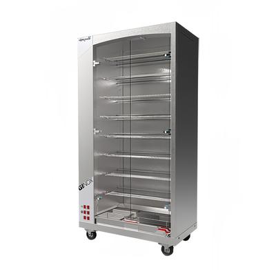 Doregrill MAG 40/8 S ELECTRIC MAG S Series Electric 8 Spit Rotisserie w/ 32 Bird Capacity, 220v, Silver