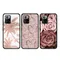 Schöne goldene rose kissen bezug für redmi 5 6 7 8 9 10 plus pro 6 7 8 9 a go k20 k30 k40 pro plus f3 fundas