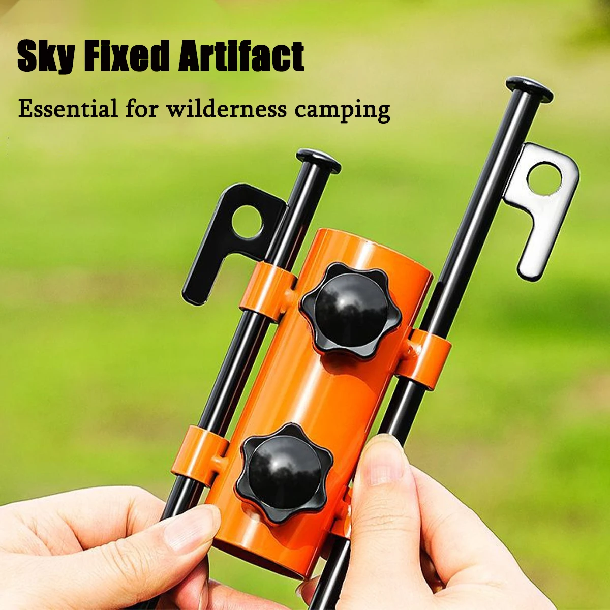 Camping Zelts tange halter verstärkter wind dichter Markisen stangen halter, tragbarer Zelt-Festrohr stangen ständer für Camping angeln Image