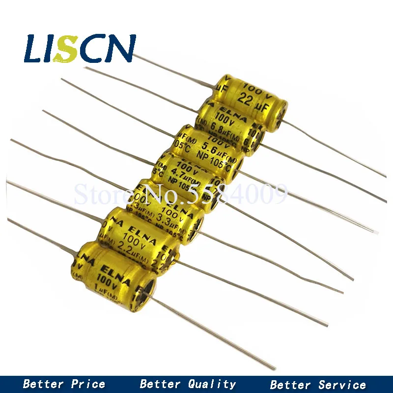 10PCS 100V Audio Kondensator Nicht Polarität Frequenz Teiler Crossover Polypropylen 1UF 1,5 UF 2,2 UF 3,3 UF 4,7 UF 5,6 UF 6,8 UF Image