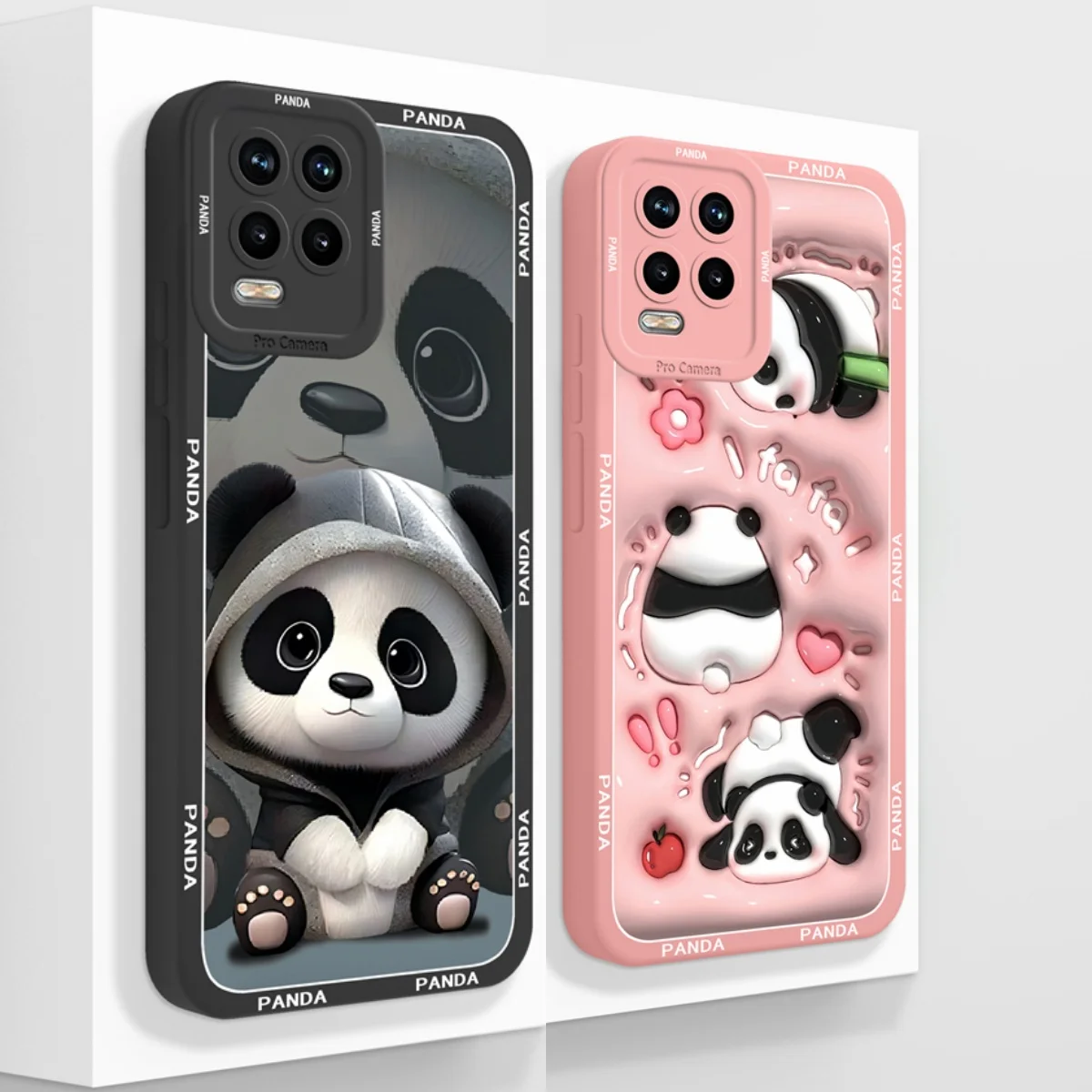 Für Realme 8 Pro 8i 8S Telefon Fall Nette Panda Funda Für Realme 8 4G 5G Weiche Zurück abdeckung Flüssigkeit Silikon Schutzhülle Stoßstange Coque