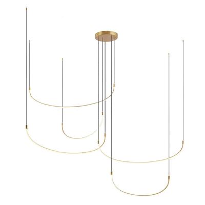 Kuzco Lighting Ryan Pauly Talis 90 Inch Multi Light Pendant - MP89590-BG-UNV
