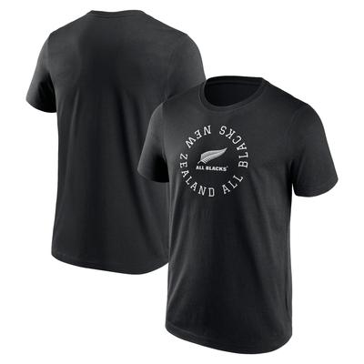 All Blacks T-Shirt mit Loop-Logo-Grafik - Schwarz Image
