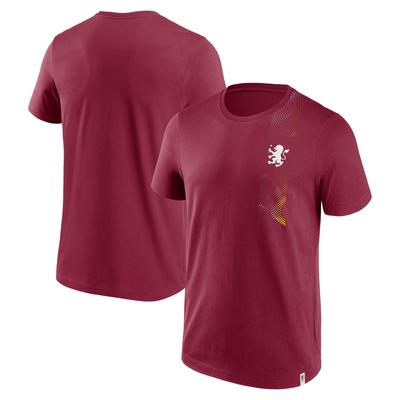 Aston Villa Lo Fi Gradient Graphic T-Shirt – Weinrot – Herren Image