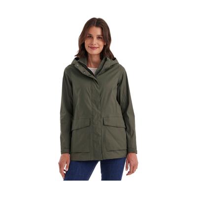 Funktionsjacke "GS 54 WMN JCKT", Damen, Gr. 38, grün (olivgrün), Oberstoff: 100% Polyester, Futter: 100% Polyester (recycelt), G.I.G.A. DX BY KILLTEC, sportlich, Jacken, Wasserdicht, atmungsaktiv, recycelte Materialien, abnehmbare Kapuze Image