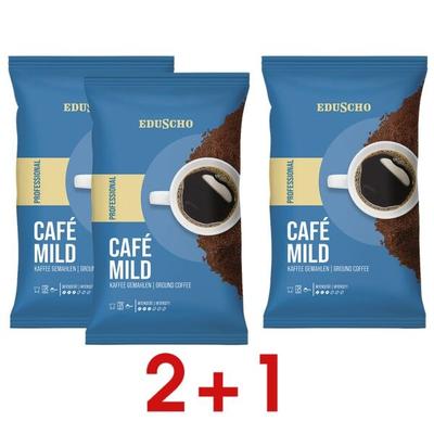 EDUSCHO Professional Aktionsset 2+1: »Professional Café mild« 3x500g Kaffee gemahlen braun Image