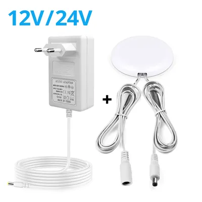 DC12V 24V 2A 3A Power Supply Lighting Transformer Adapter with Penetrate Touch Switch Hand Sweep
