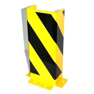Rammschutz U-Profil SET (4 Stück) 400x82x165x82x6 mm + 16 x Dübel SZAGATO Regal Anfahrschutz Regale Rammschutzbügel Anfahrschutzecke Rammschutzecke Image