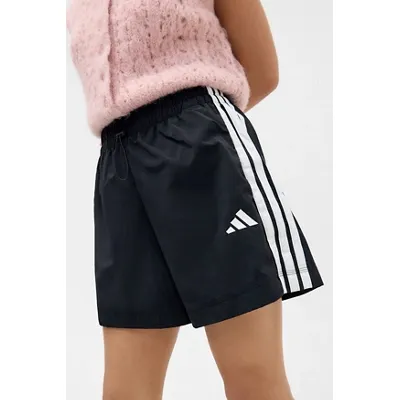 adidas 3-Stripes Woven Shorts - Black S at Urban Outfitters