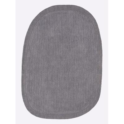 Teppich HEINE HOME Gr. 1, grau, B:60cm H:5mm L:90cm, Wolle, Schurwolle, Teppiche Image