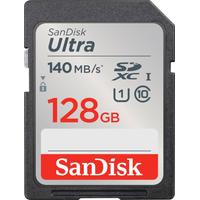 SANDISK Speicherkarte Ultra SDXC, schwarz, 128 GB, Speicherkarten