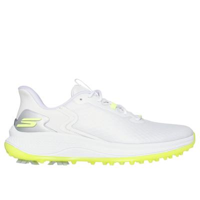 Skechers Men's Slip-ins: GO GOLF Blade GF - Slip-ins Shoes | Size 11.0 | White/Yellow | Synthetic/Textile