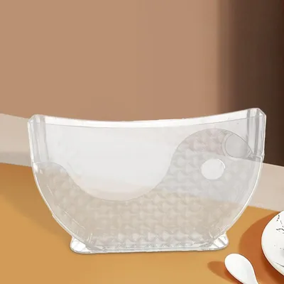 Rice Paper Water Bowl Tray Non Slip Spring Roll Maker Spring Roll Water Bowl Transparent Plastic Noodle Rack Ps Rice Paper Box