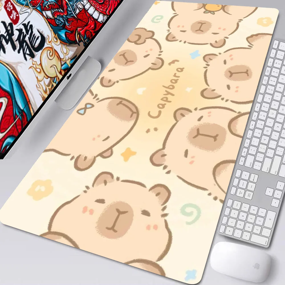 1pc niedlichen lustigen Capybara Boden matte Maus matte Schreibtisch matte mit Pad Gaming Zubehör Prime Gaming xxl Tastatur Pad Polster matte