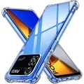 Custodia per telefono trasparente in silicone air-bag spesso per Xiaomi Poco M4 M5 M6 X3 X4 NFC X5 X6 F3 F4 GT F5 Pro 5G C50 C51 C55 Cover posteriore