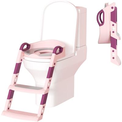 Swanew - Toilettentrainer Lerntöpfchen mit Treppe Justierbarer für Kinder Töpfchen Toilettensitz