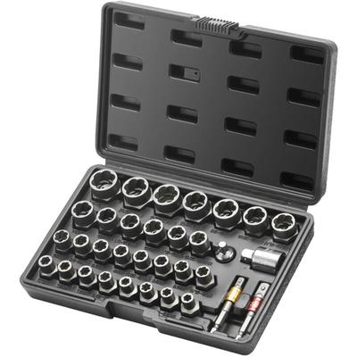 Mophorn - Bolzenausdreher-Satz,29-teiliger Bolzen-und Mutternentferner,6mm bis 10mm und 13/32 Zoll Image