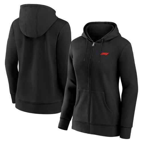 Formula 1 Essentials Full Zip Hoodie - Black Womens