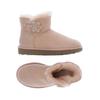 UGG Damen Stiefelette, Gr. 36, orange, Leder