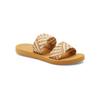 Sandalette ROXY "Porto", Gr. 10(41), beige (natural), Obermaterial: 60% Kunstharz, 40% Baumwolle / Futter: N/A / Außensohle: 100% TPR, Schuhe Pantolette