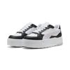 Sneaker PUMA "KARMEN II IDOL", Gr. 37, puma weiß, lila frost, puma schwarz, sportlich, Schuhe
