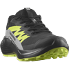 Trailrunningschuh SALOMON "ALPHAGLIDE GORE-TEX", Gr. 47, schwarz, alloy, sharp grün, Synthetik, Textil, sportlich, Schuhe, wasserdicht
