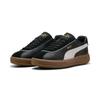 Sneaker PUMA "CLUB KLASSIKA", Gr. 42, schwarz-weiß (puma schwarz, puma weiß, puma gold), Leder, sportlich, Schuhe